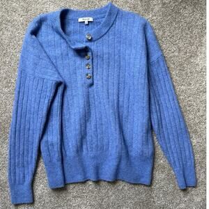 Madewell Bowden Henley Sweater Button Down